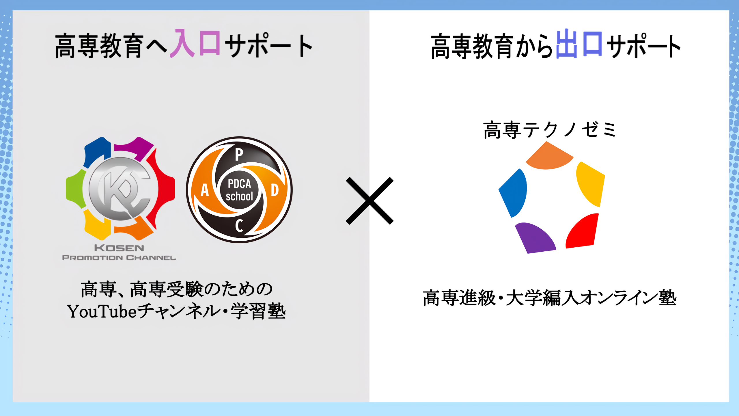 【業務提携のお知らせ】高専教育 入口×出口 補完提携